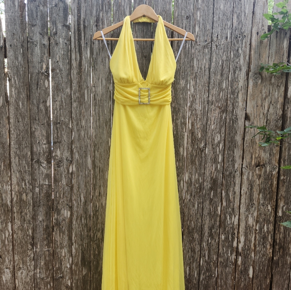 Vintage Taboo Golden Hour Glam Goddess Gown